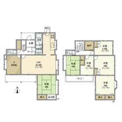 王禅寺東戸建の物件間取画像